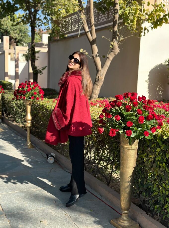 Candy Faux fur cape - kimono