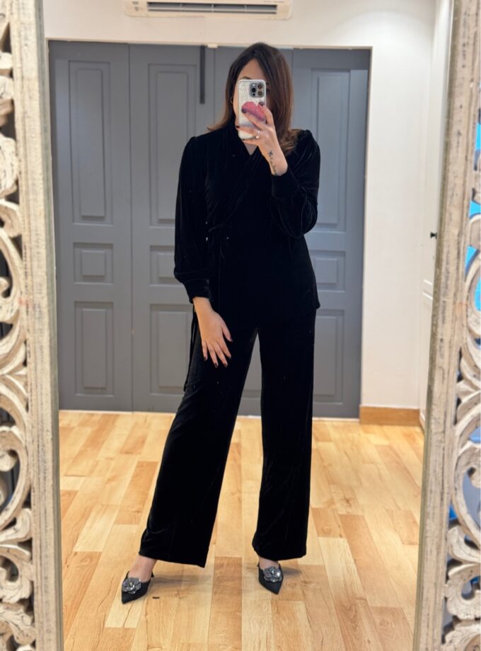luxe velvet coord set