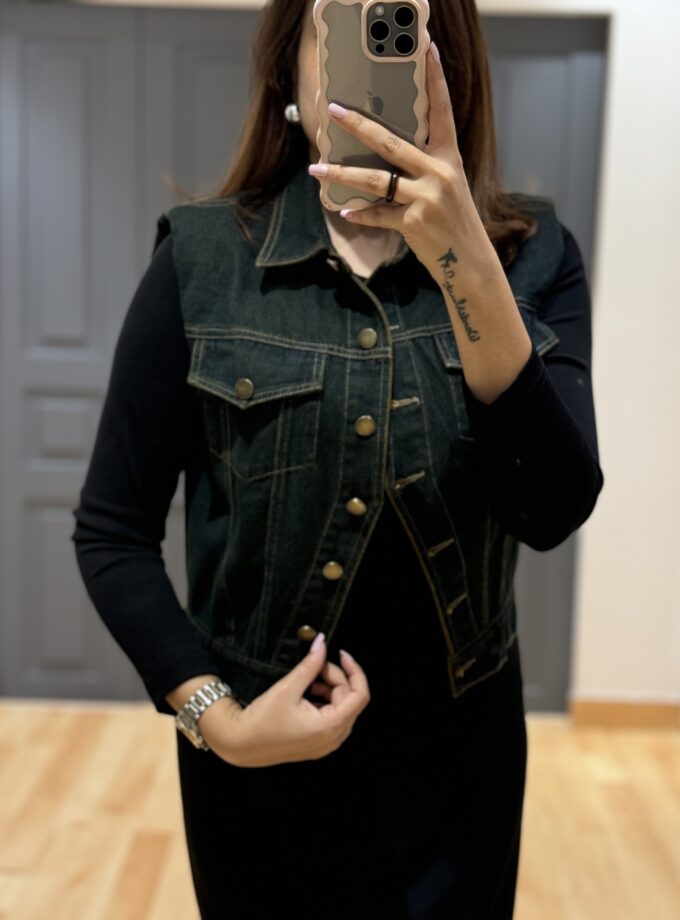 Angel Dress With Denim Jacket