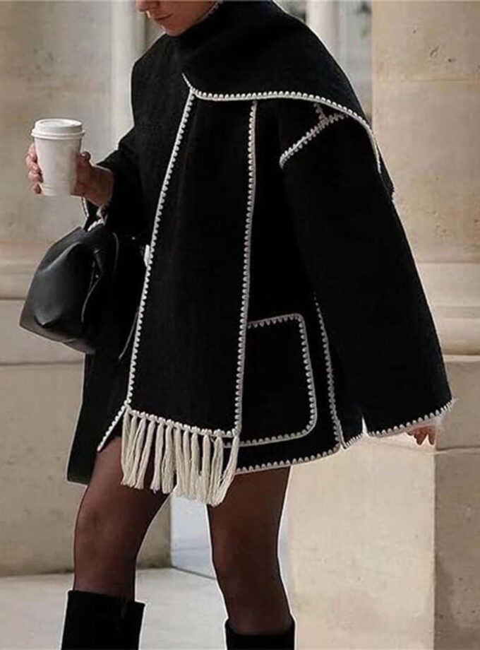 Luxe Coat With muffler