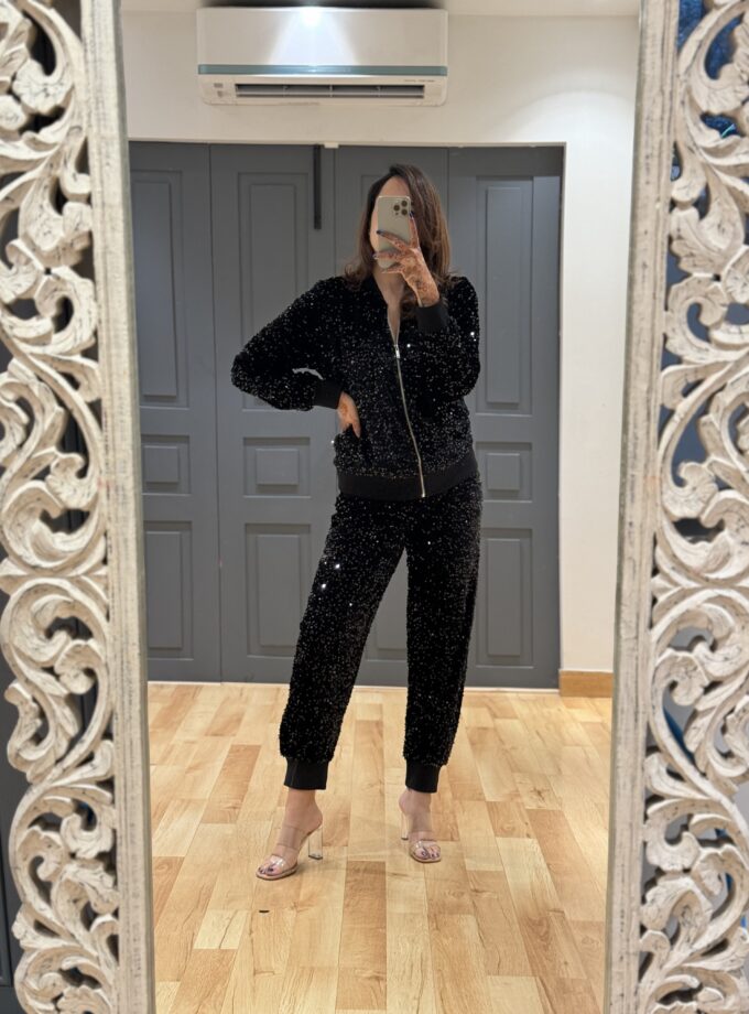 Velvet Sequin Coord Set