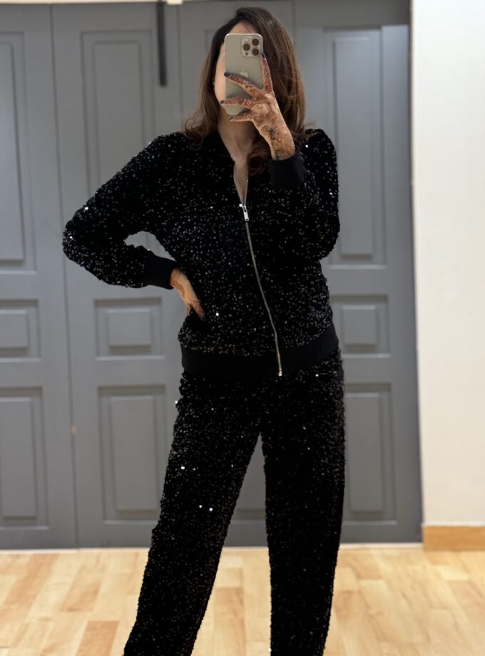 Velvet Sequin Coord Set
