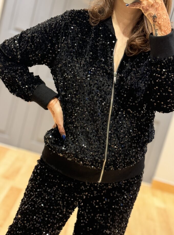 Velvet Sequin Coord Set