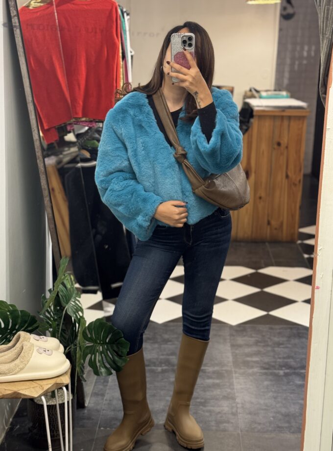 Polo faux fur jacket