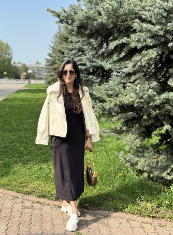 Fleece Lined Faux Leather Jacket