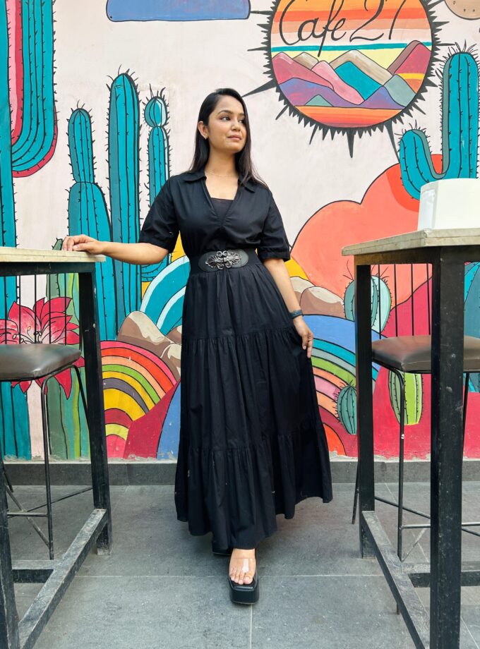 Armara long cotton Dress