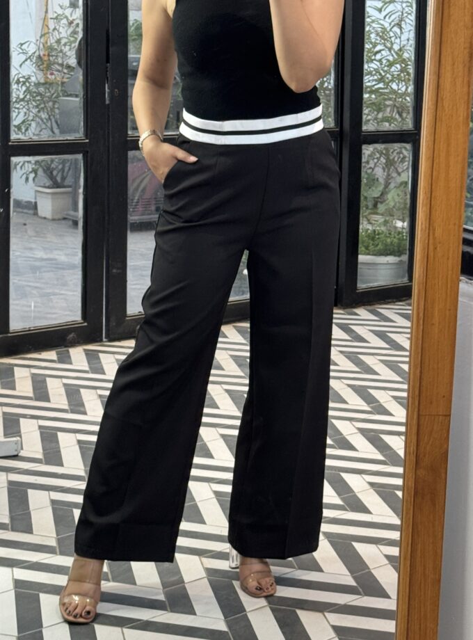 Mirari Striped Trousers- Pants