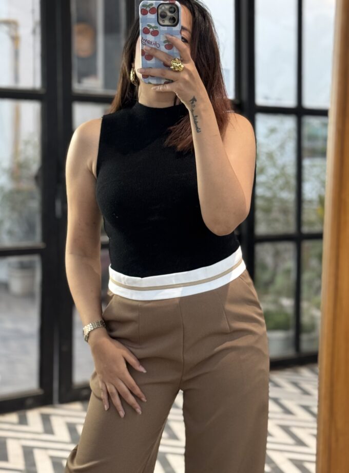 Mirari Striped Trousers- Pants