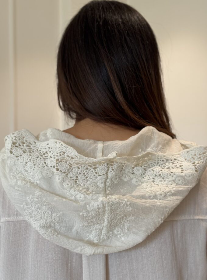 Meta Hoodie linen shirt