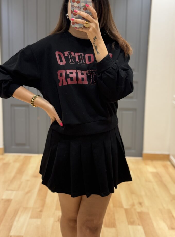 Goop Sweatshirt And Skort Coord Set