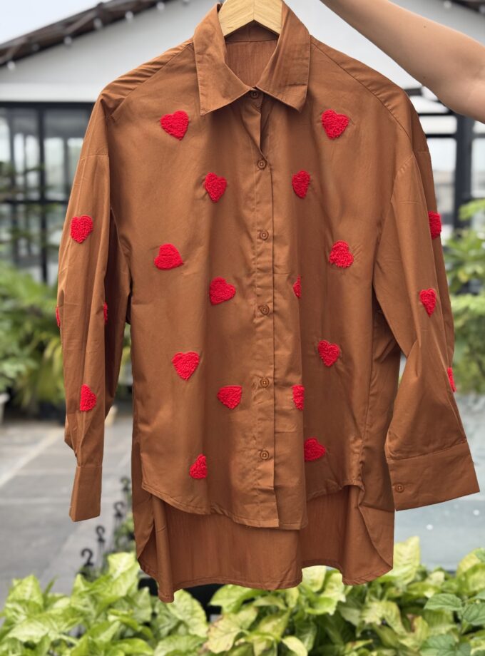 Tufted Heart Shirt