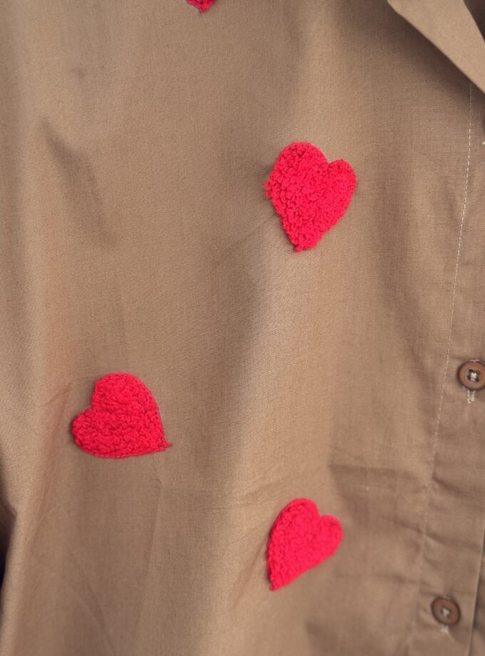 Tufted Heart Shirt