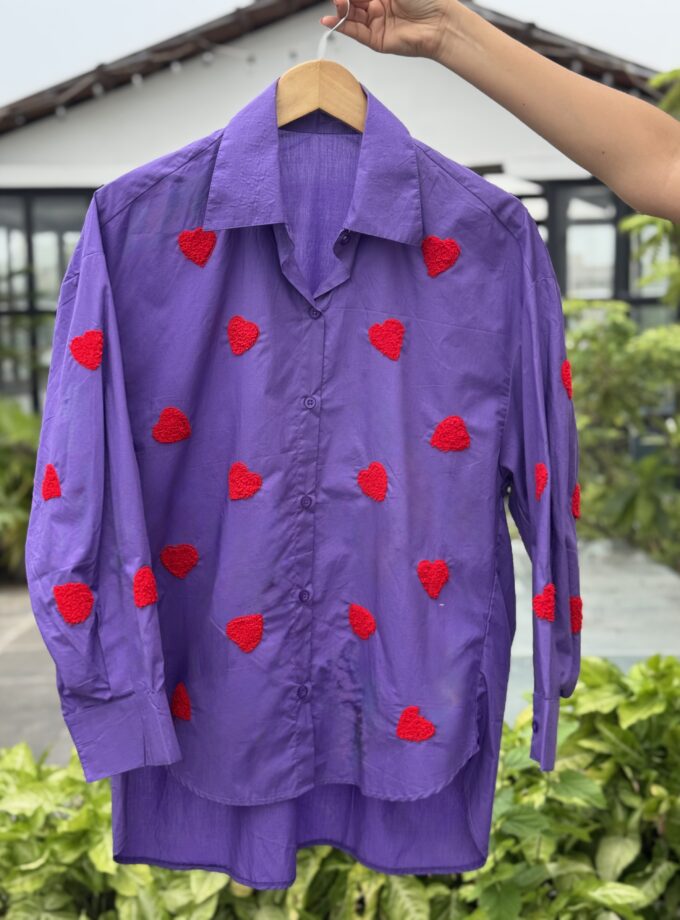Tufted Heart Shirt