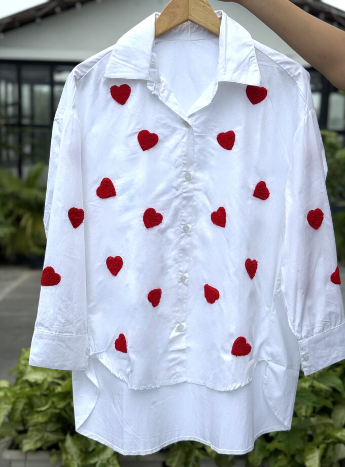 Tufted Heart Shirt
