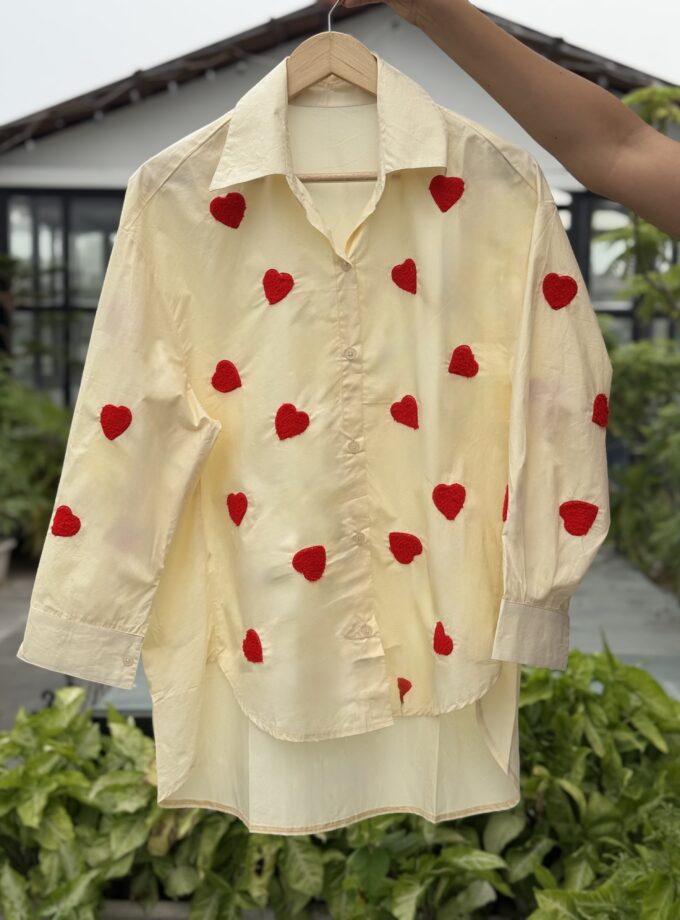 Tufted Heart Shirt