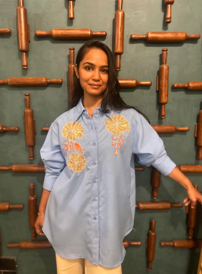 Merin Luxe Embellished Shirt