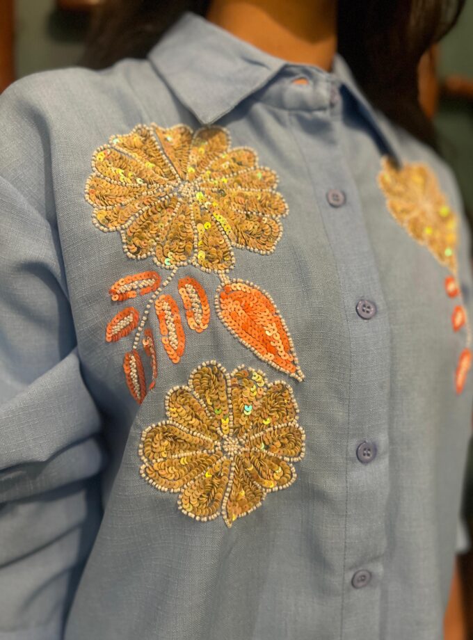 Merin Luxe Embellished Shirt