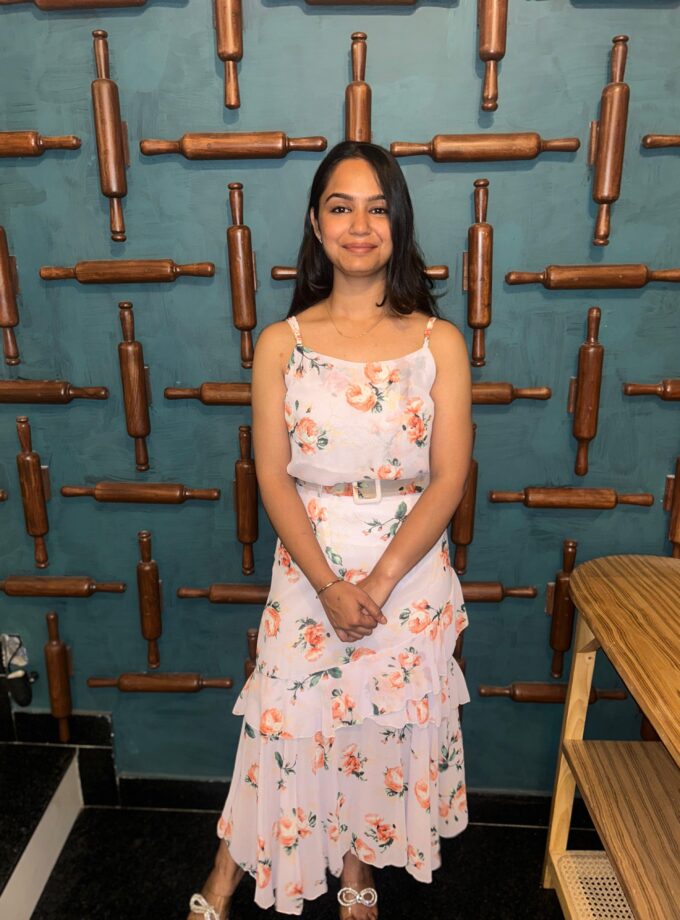 Berkin Floral Skirt top & belt Coord Set