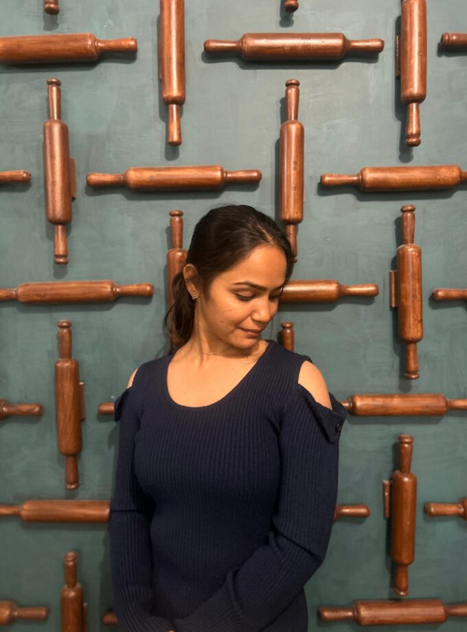 Woosh knitted top