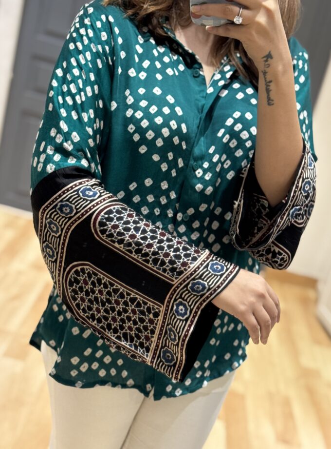 Bandhani Rabari Heritage Shirt
