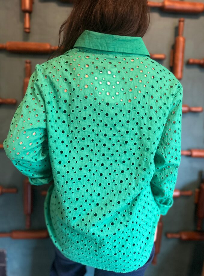 Schiffli cotton Shirt