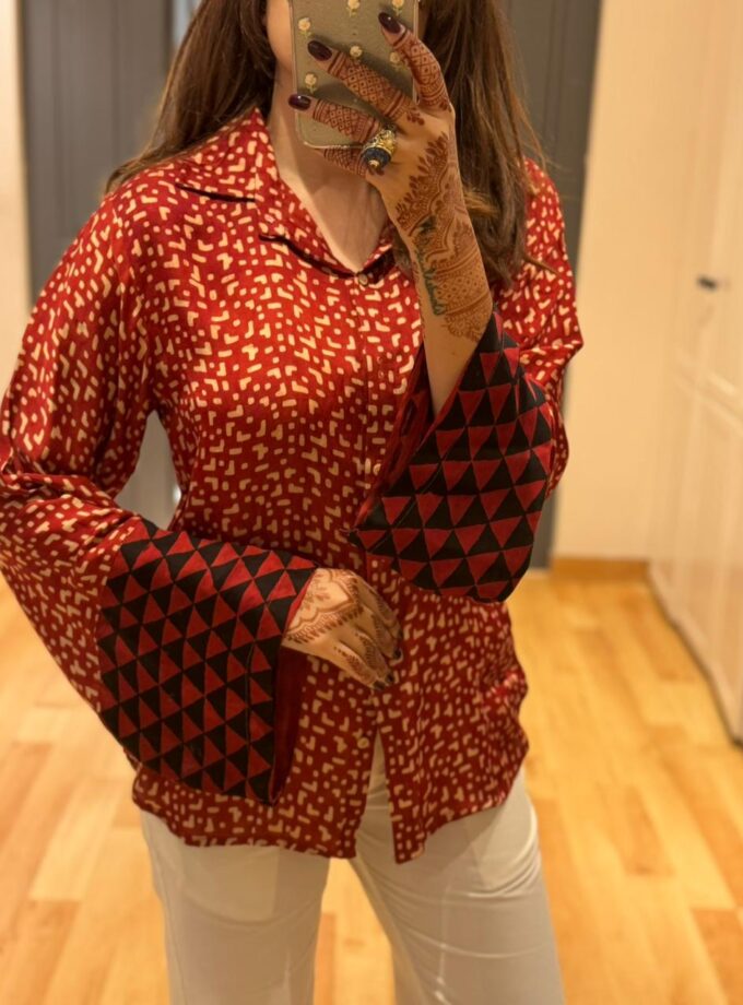 Ajrakh Maldhari Heritage Shirt