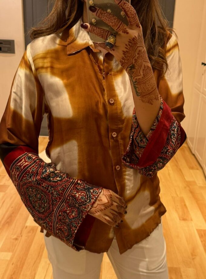 Ajrakh Shibori Shirt