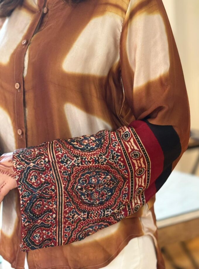 Ajrakh Shibori Shirt