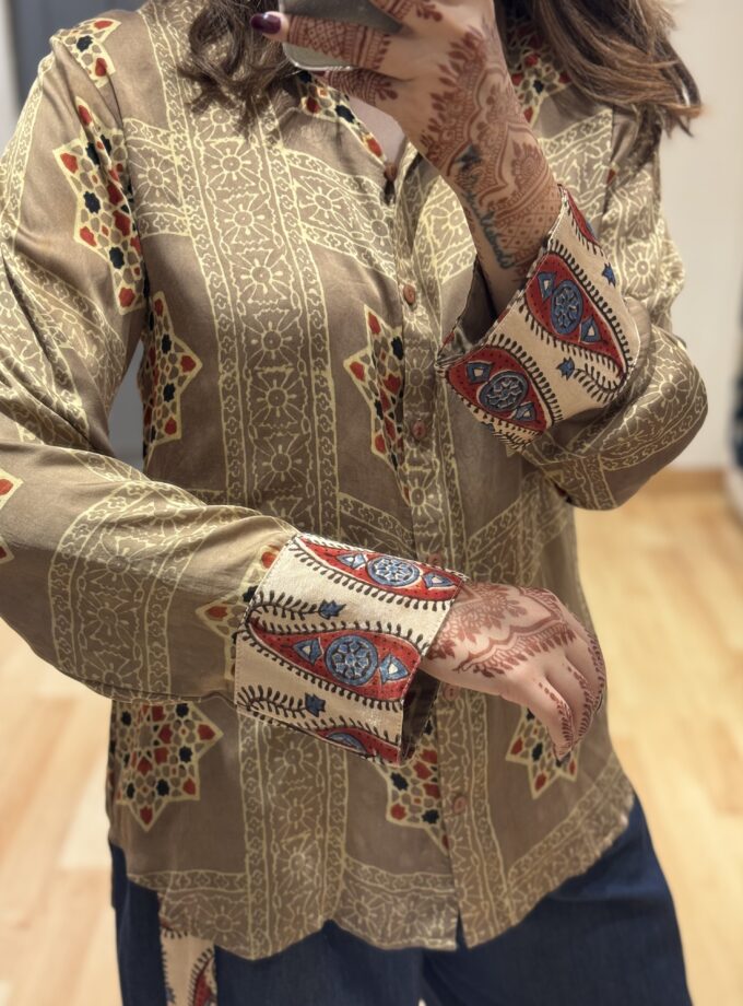 Ajrakh Maldhari Heritage Shirt