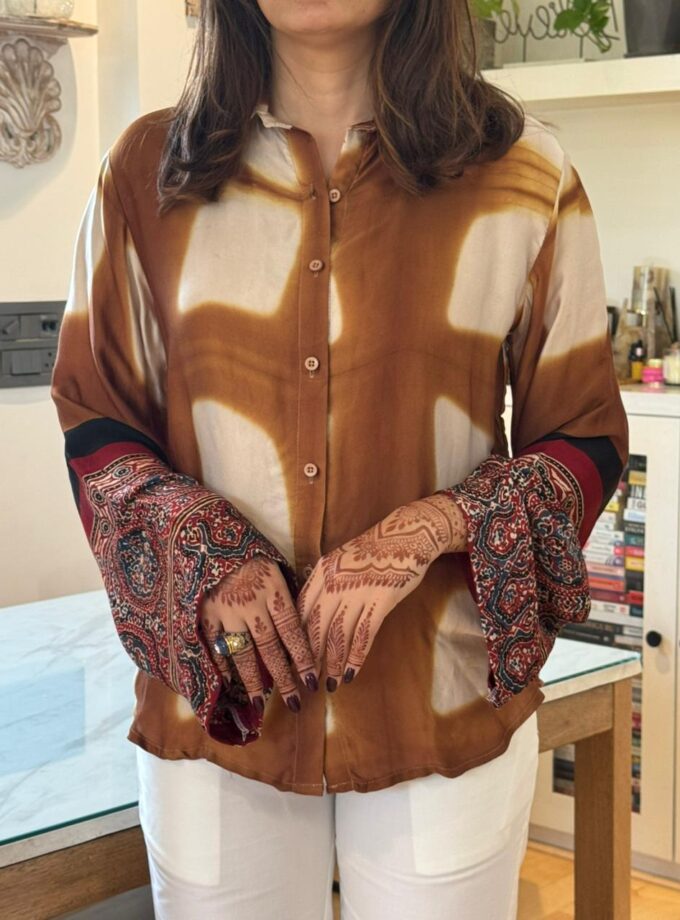 Ajrakh Shibori Shirt