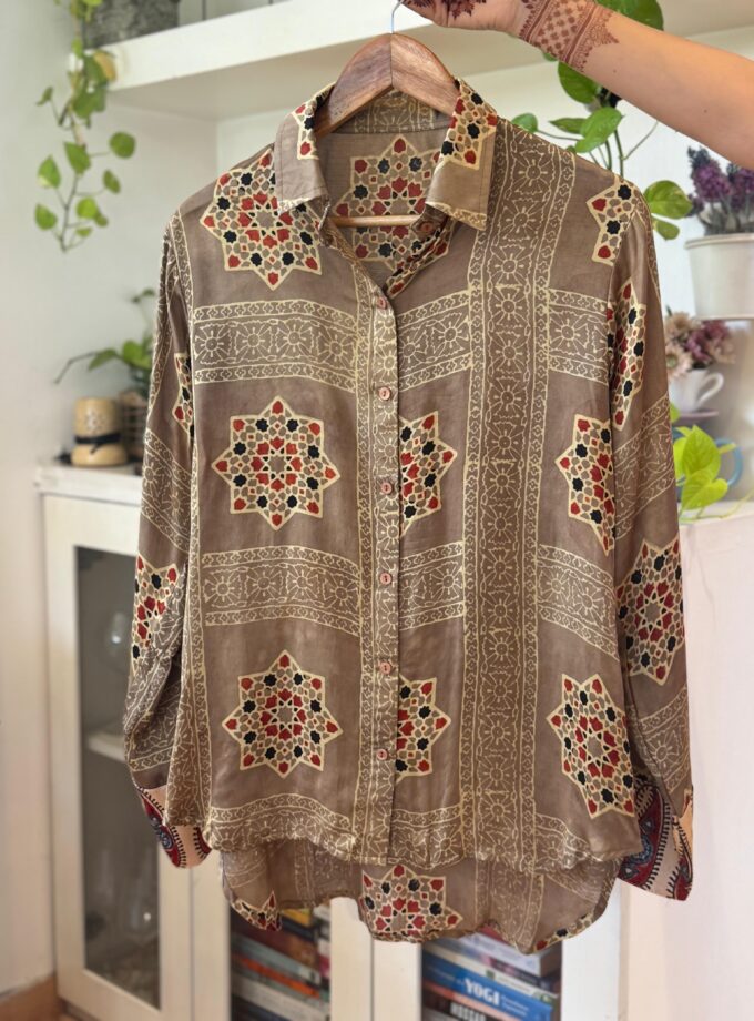 Ajrakh Maldhari Heritage Shirt