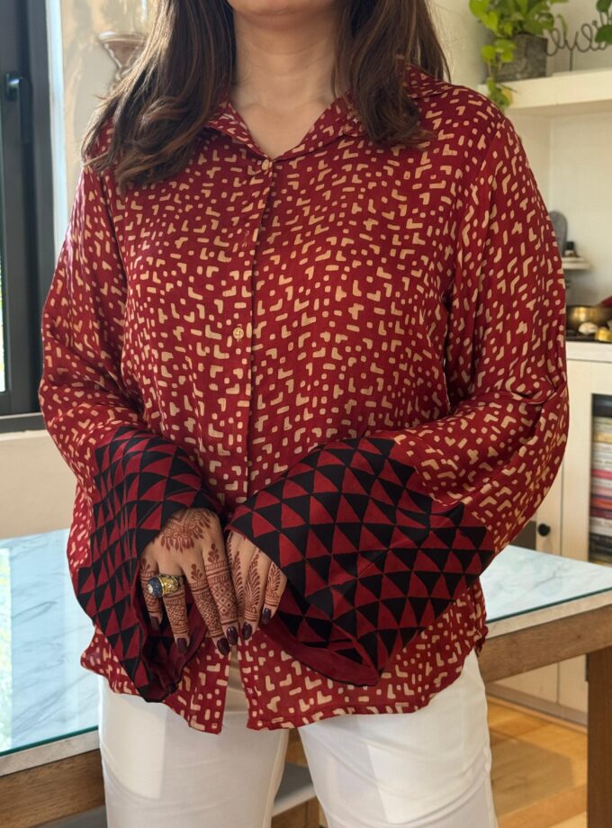 Ajrakh Maldhari Heritage Shirt