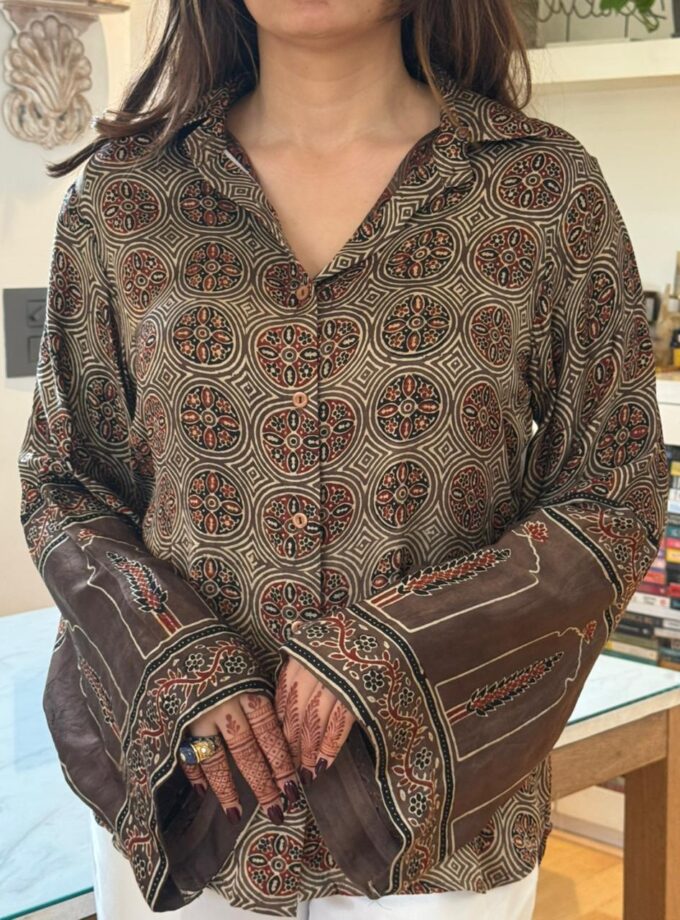 Ajrakh Maldhari Heritage Shirt