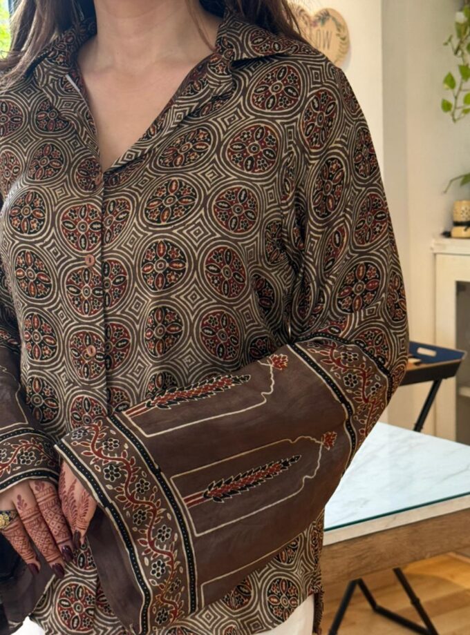 Ajrakh Maldhari Heritage Shirt