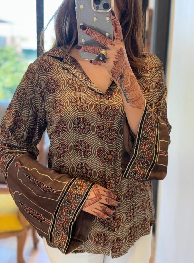 Ajrakh Maldhari Heritage Shirt