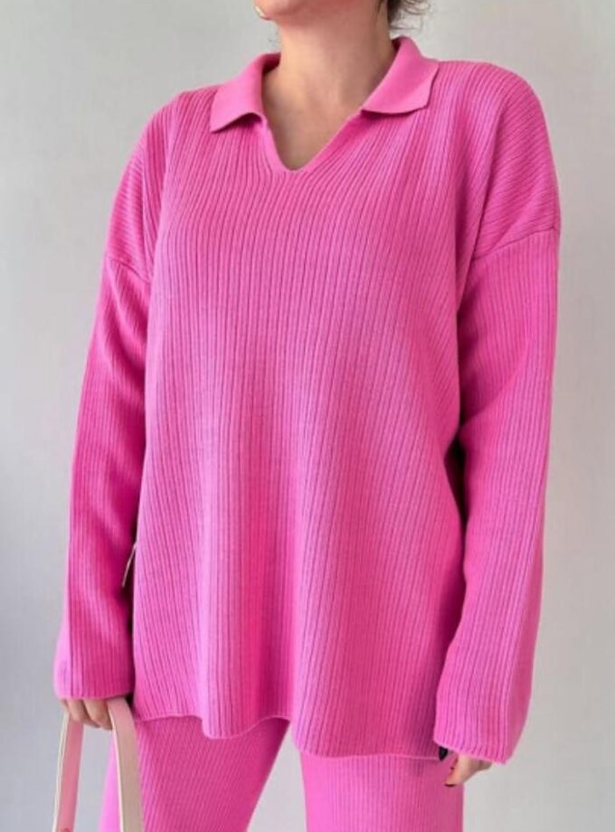 Clop Sweater And Warm Pants Coord Set