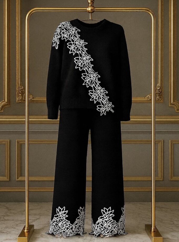 Plute Luxe Sweater And Warm Pants Coord Set