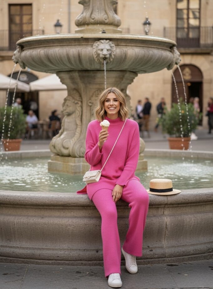 Fiona coord Set : sweater & warm pants