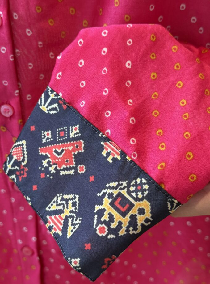 The Royal Patola Bandhani Heritage Shirt