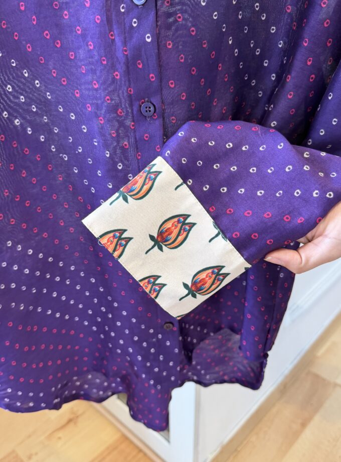Bandhani Mughal Tulip Shirt
