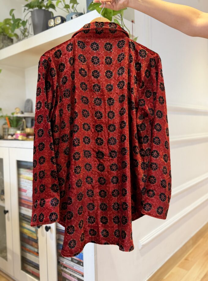 Velvet Ajrakh Maldhari Heritage Shirt