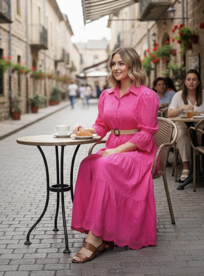 Leto Long Dress With Belt