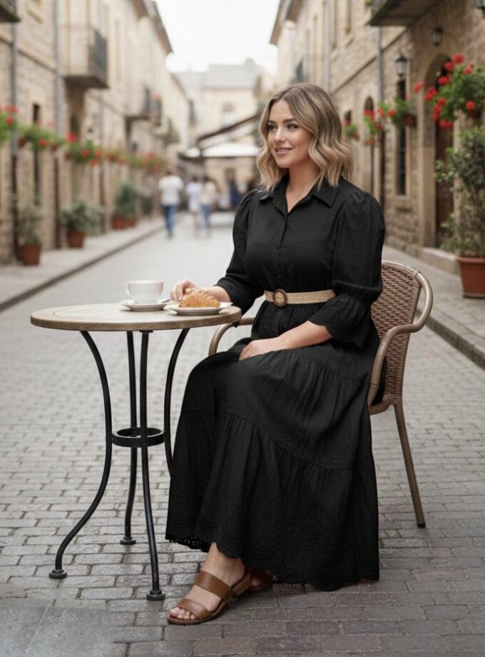 Leto Long Dress With Belt