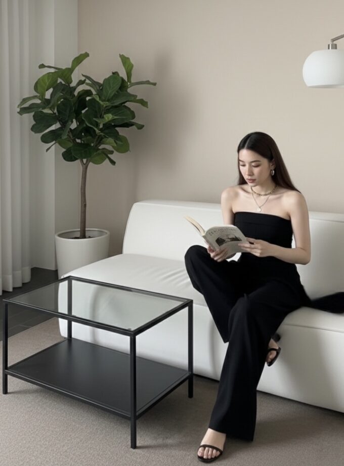 Mirso Tube Top And Pants Coord Set