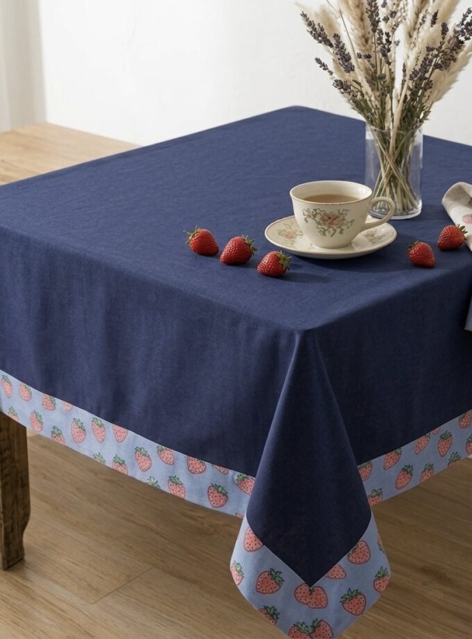 Strawberry Love Tablecloth 4/6/8 Seater
