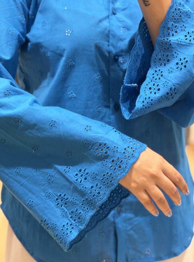 Reno Schiffli Cotton Shirt