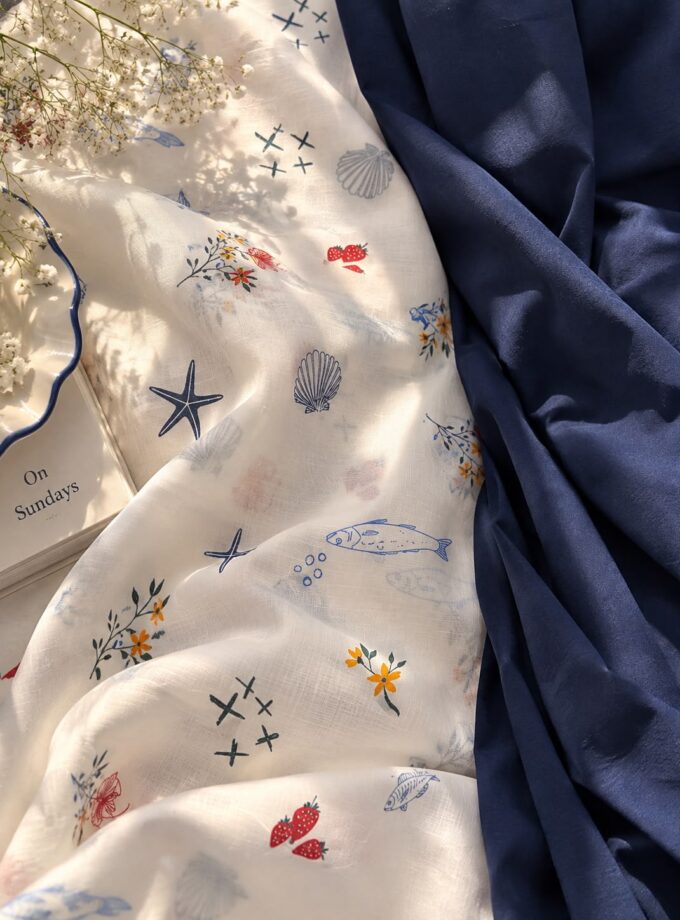 Seaside Stories shirt & balloon pants coord Set
